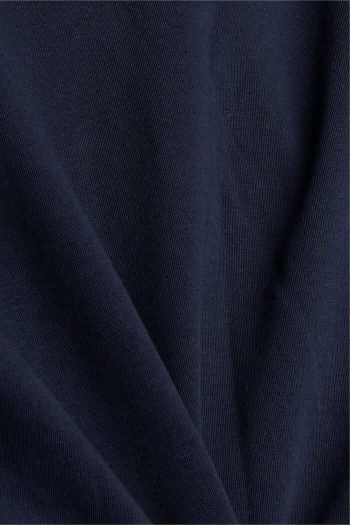 Sudadera confeccionada en una mezcla de algodón con capucha y bordado del logotipo, NAVY BLUE, detail image number 5