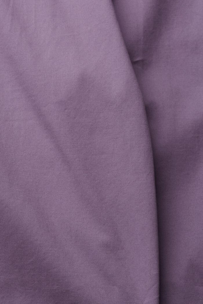 Pantalón corto en mezcla de algodón, DARK MAUVE, detail image number 1