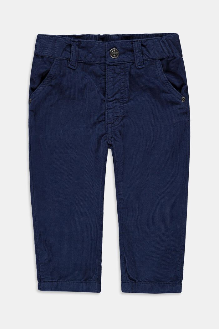 Pantalones de pana de algodón con cintura ajustable