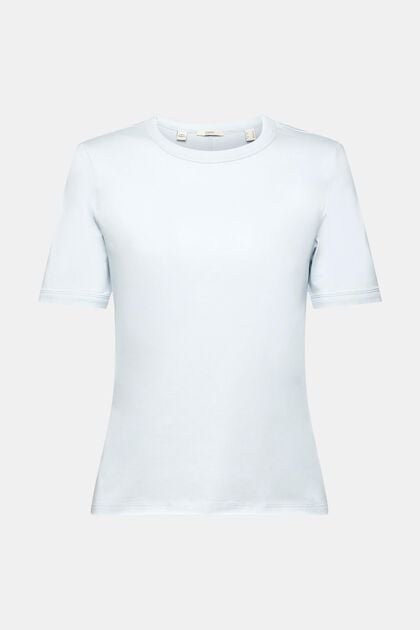Camiseta de algodón, PASTEL BLUE, overview
