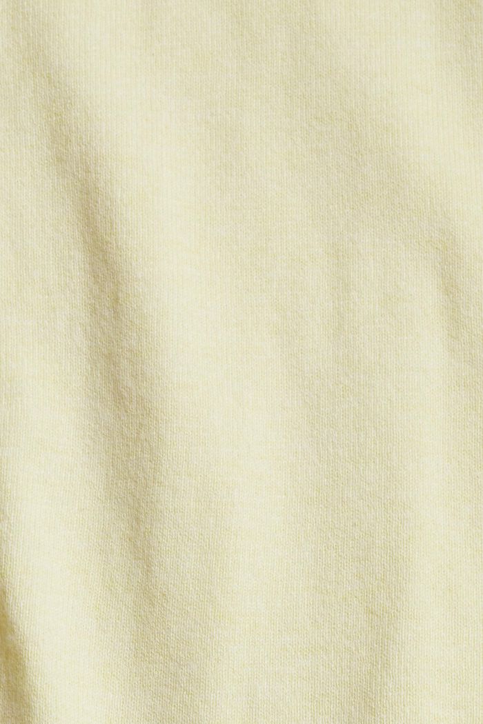 Cárdigan en mezcla de algodón ecológico, PASTEL YELLOW, detail image number 4