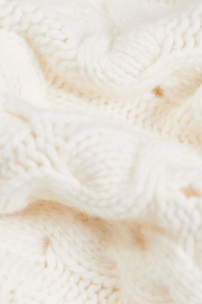 Cárdigan de punto trenzado, mezcla de lana y cachemir, ICE, detail image number 6