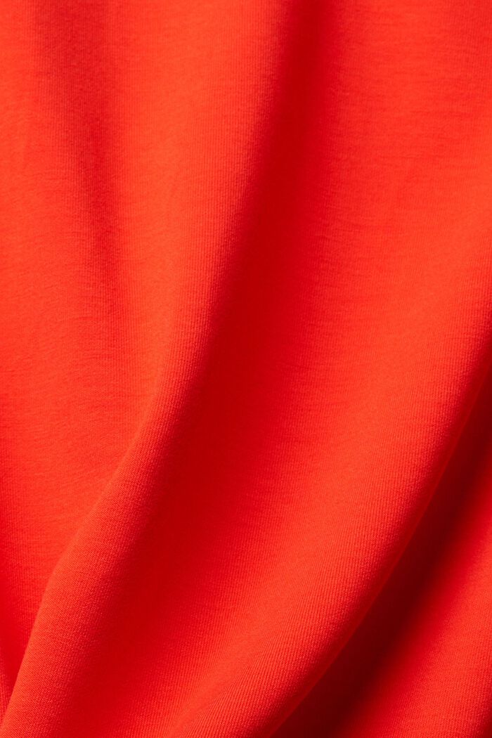 Sudadera con capucha en mezcla de modal, RED, detail image number 1
