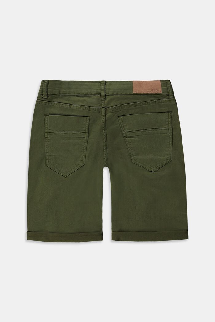 Reciclados: shorts con cintura ajustable, OLIVE, detail image number 1