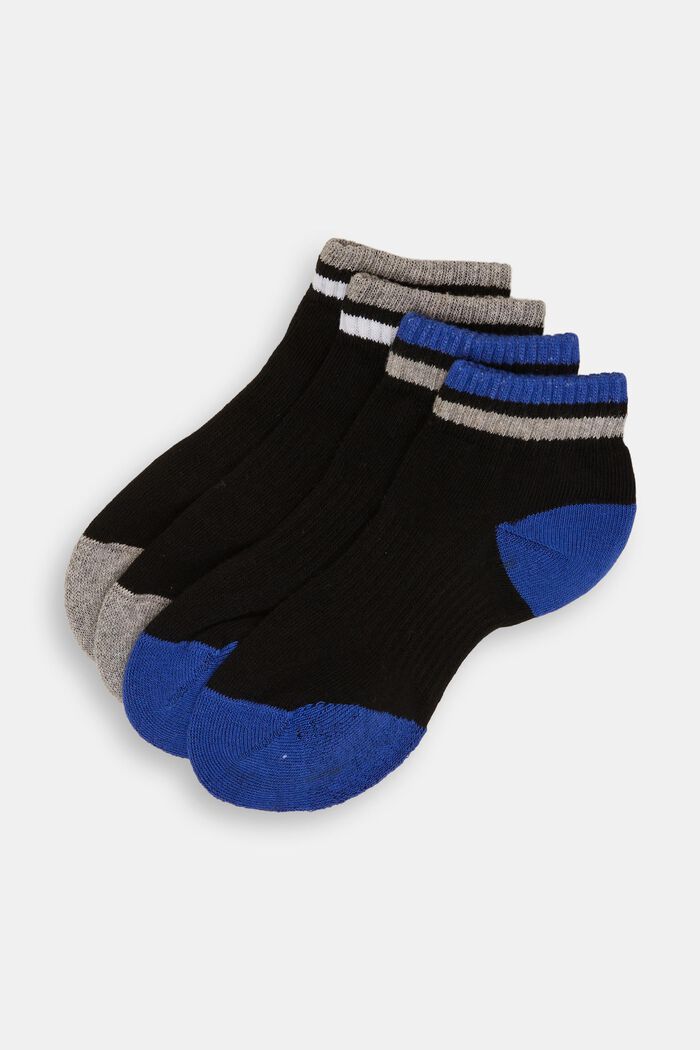 Pack de 2 pares de calcetines deportivos con detalles de colores, BLUE/GREY, detail image number 0
