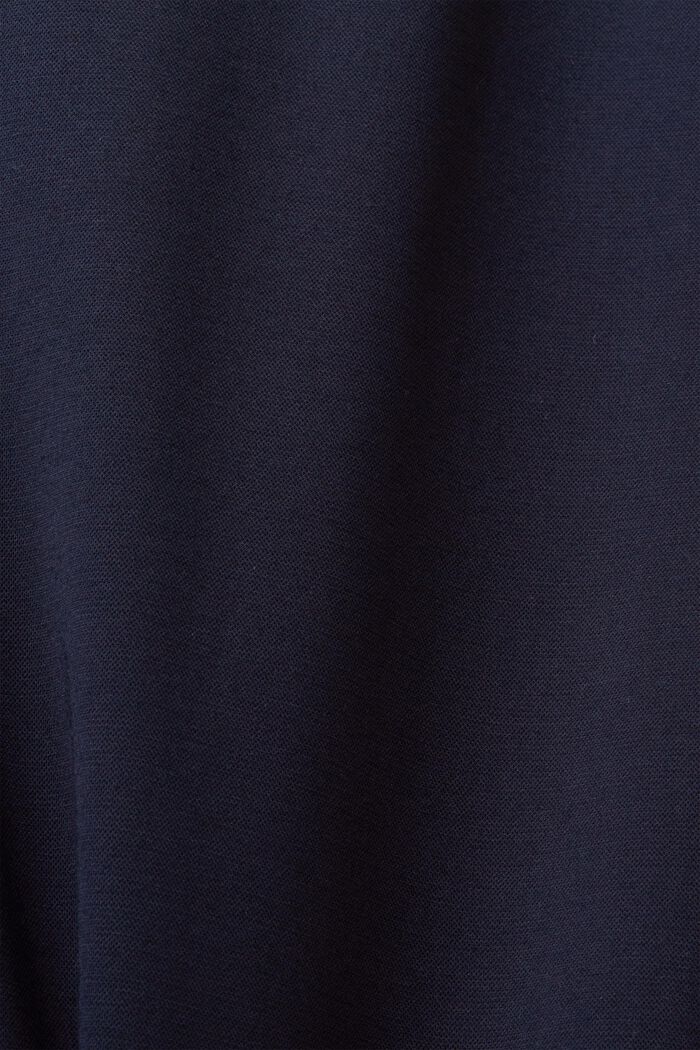 Pantalón de traje de tejido jersey de piqué, NAVY, detail image number 6