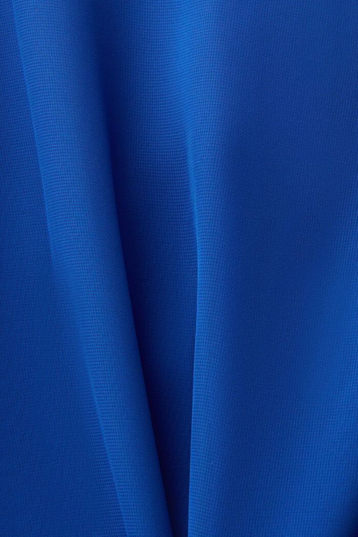 Falda midi de gasa, BRIGHT BLUE, detail image number 4