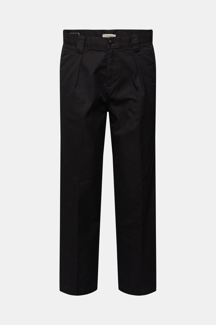 Pantalón chino holgado, BLACK, detail image number 7