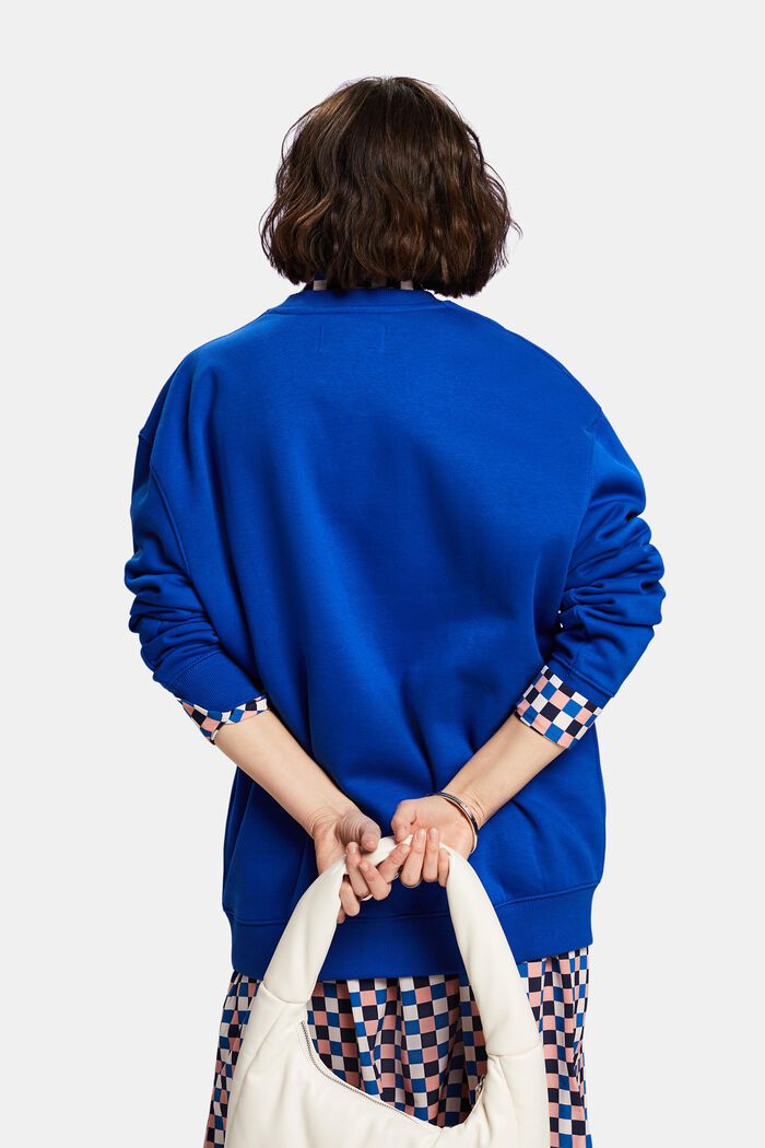 Sudadera estilo jersey confeccionada en una mezcla de algodón, BRIGHT BLUE, detail image number 2
