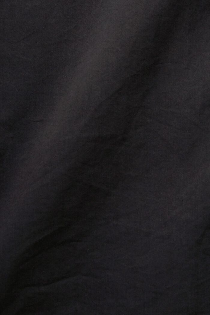 Camisa de manga corta, en mezcla de algodón, BLACK, detail image number 6