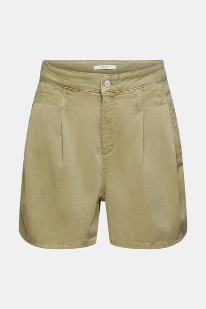 Pantalones cortos con pliegues en la cintura
