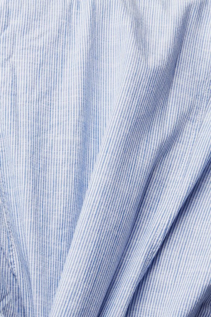 Camisa de rayas con pequeños motivos, BRIGHT BLUE, detail image number 4
