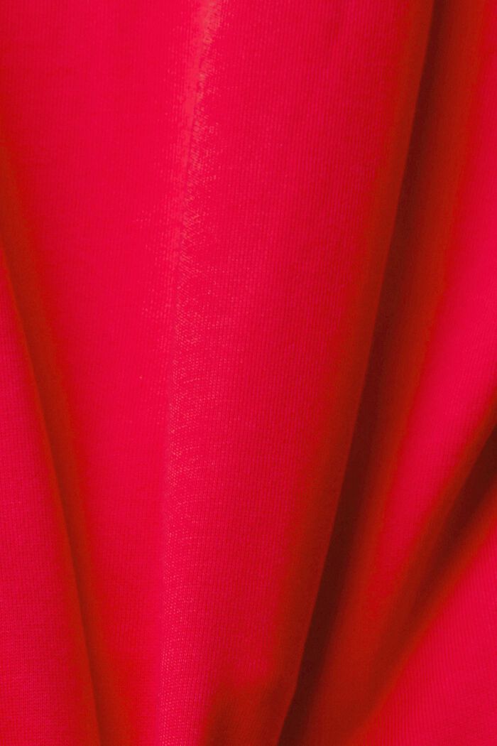 Sudadera con capucha y con corchete en el cuello, DARK RED, detail image number 5