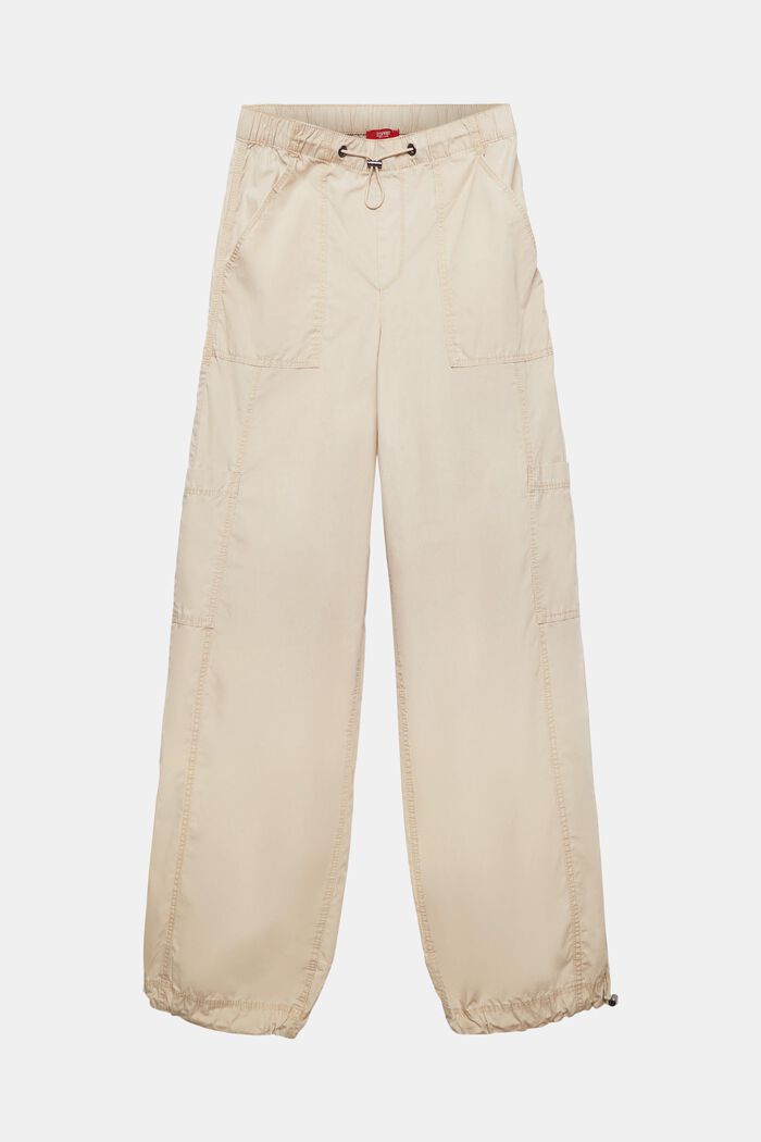 Pantalones estilo cargo, 100 % algodón, SAND, detail image number 7