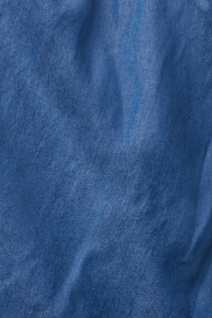 En TENCEL™: vestido con efecto vaquero, BLUE MEDIUM WASHED, detail image number 4
