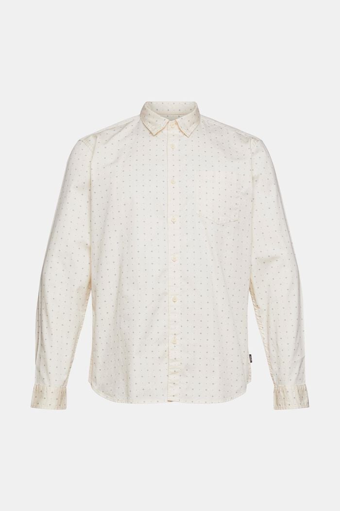 Camisa estampada, en 100% algodón ecológico, OFF WHITE, detail image number 6