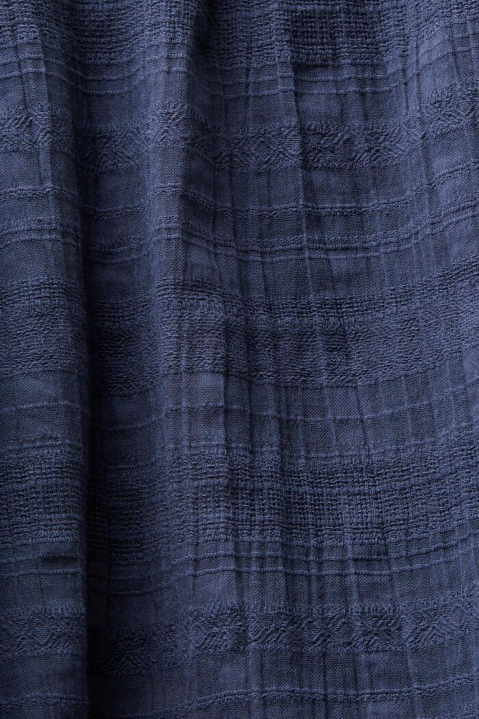 Poncho con textura, DARK BLUE, detail image number 5