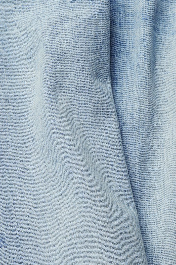 Vaqueros de algodón elástico, BLUE BLEACHED, detail image number 4