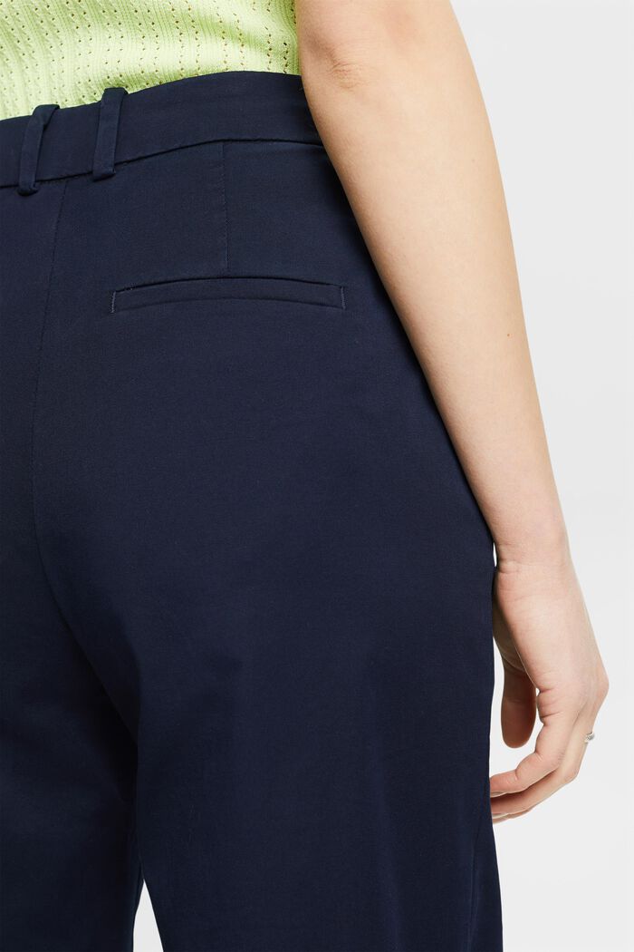 Pantalón chino de pernera amplia, NAVY, detail image number 3