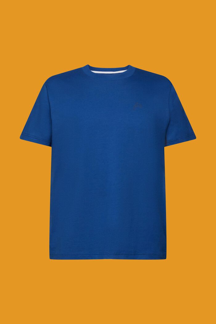 Camiseta de algodón con estampado de delfín, BRIGHT BLUE, detail image number 5