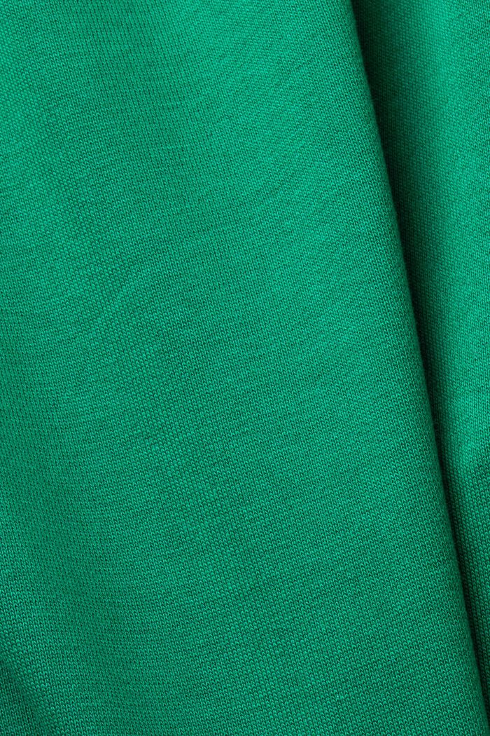 Pantalón deportivo de algodón ecológico con logotipo bordado, DARK GREEN, detail image number 6