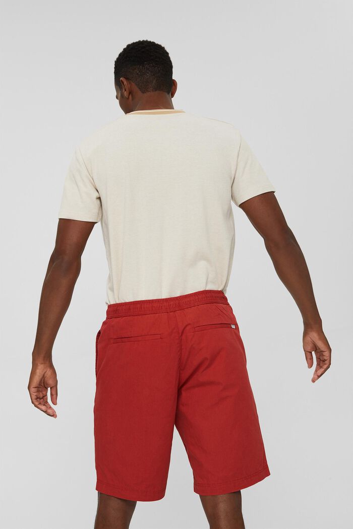 Shorts con cintura elástica, 100% algodón ecológico, RED, detail image number 3