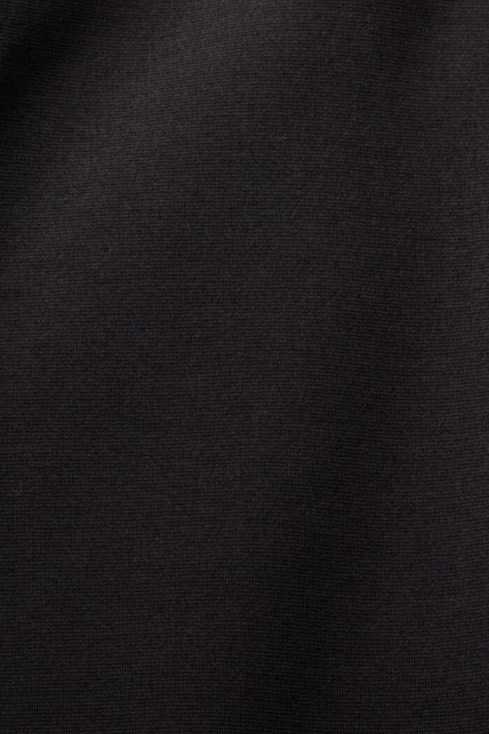 Pantalón de punto con cremallera en el bajo, BLACK, detail image number 5