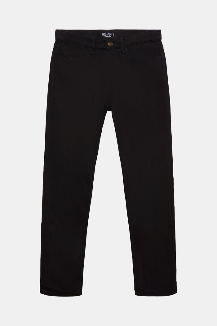 Jeans mid-rise slim fit, BLACK RINSE, detail image number 6