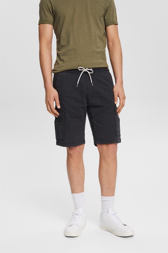 Pantalones cortos estilo cargo, BLACK, detail image number 0