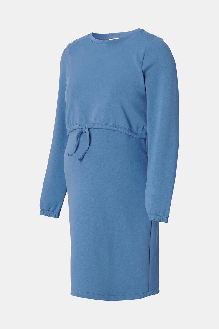 Vestido midi de lactancia, LENZING™ ECOVERO™, MODERN BLUE, detail image number 6
