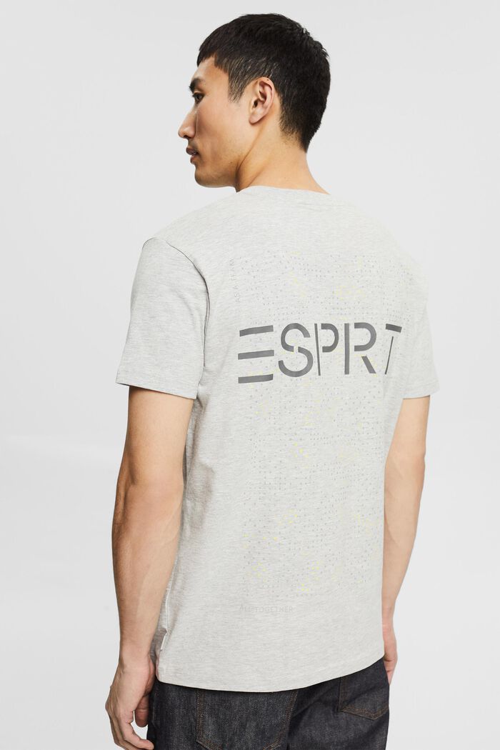 Camiseta con estampado en la espalda, LIGHT GREY, detail image number 3