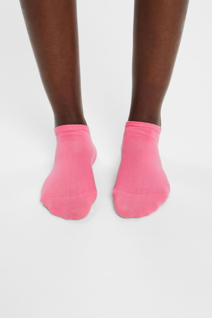 Pack de 2 pares de calcetines para deportivas, algodón ecológico, ROSE, detail image number 2