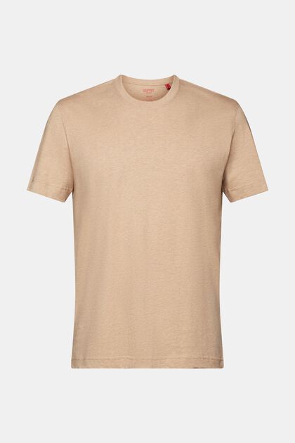 Camiseta de cuello redondo, 100% algodón