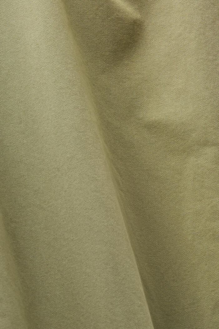 Pantalón capri en algodón Pima, LIGHT KHAKI, detail image number 5
