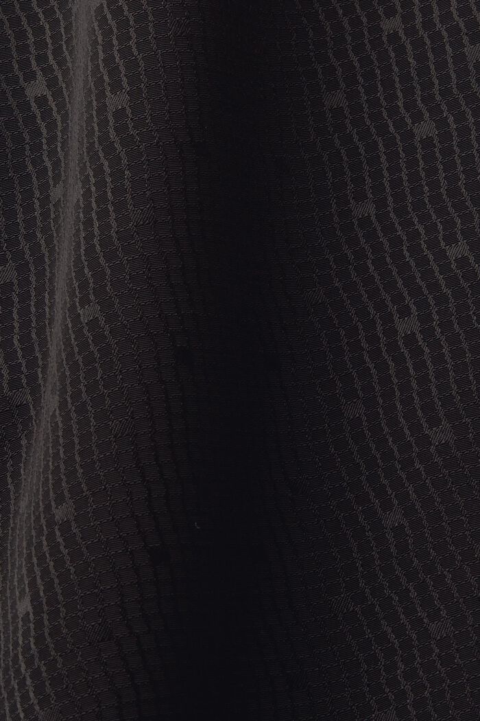 Vestido de tubo jacquard sin mangas, BLACK, detail image number 5