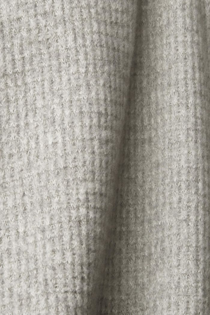 Sudadera de tejido jersey cepillado con capucha, MEDIUM GREY, detail image number 4