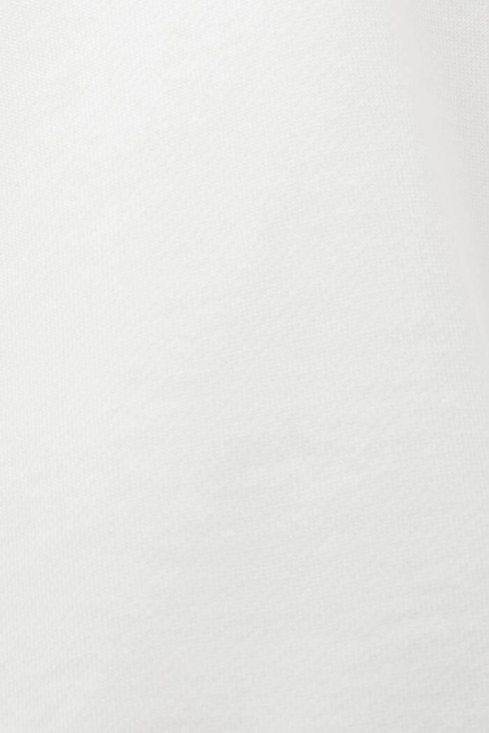 Sudadera de algodón ecológico con capucha y logotipo bordado, OFF WHITE, detail image number 5