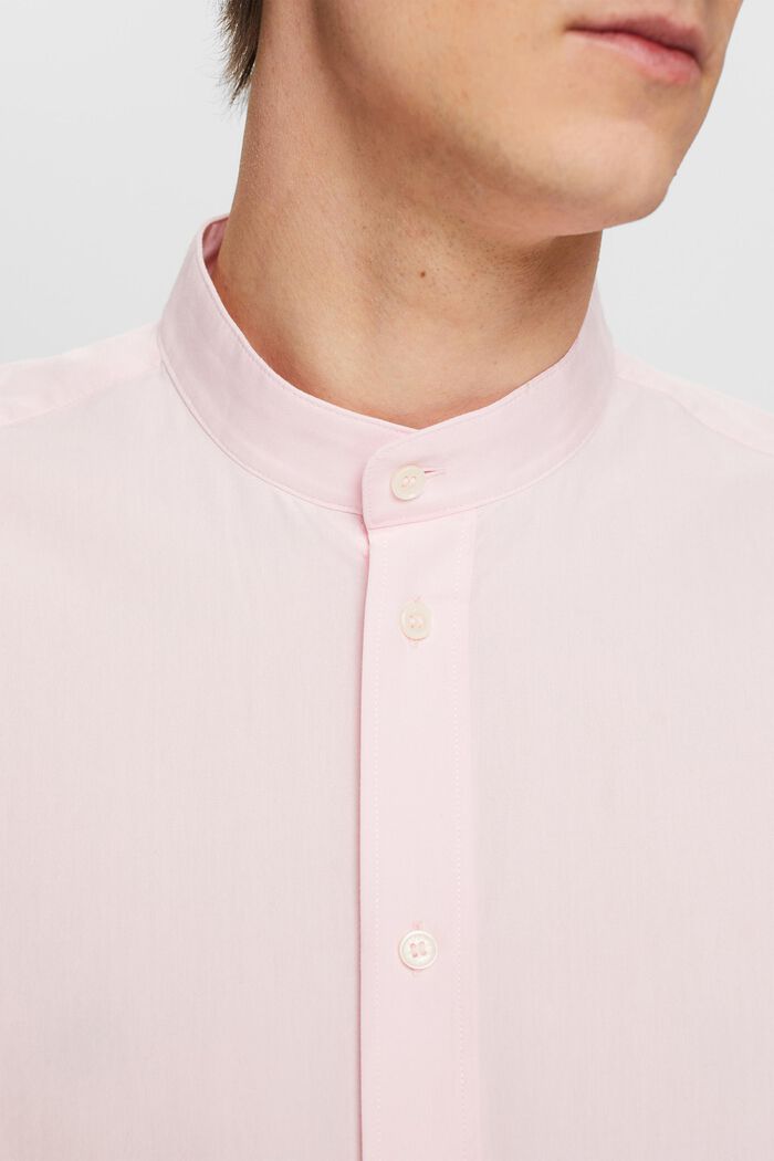 Camisa con cuello mao, PASTEL PINK, detail image number 2