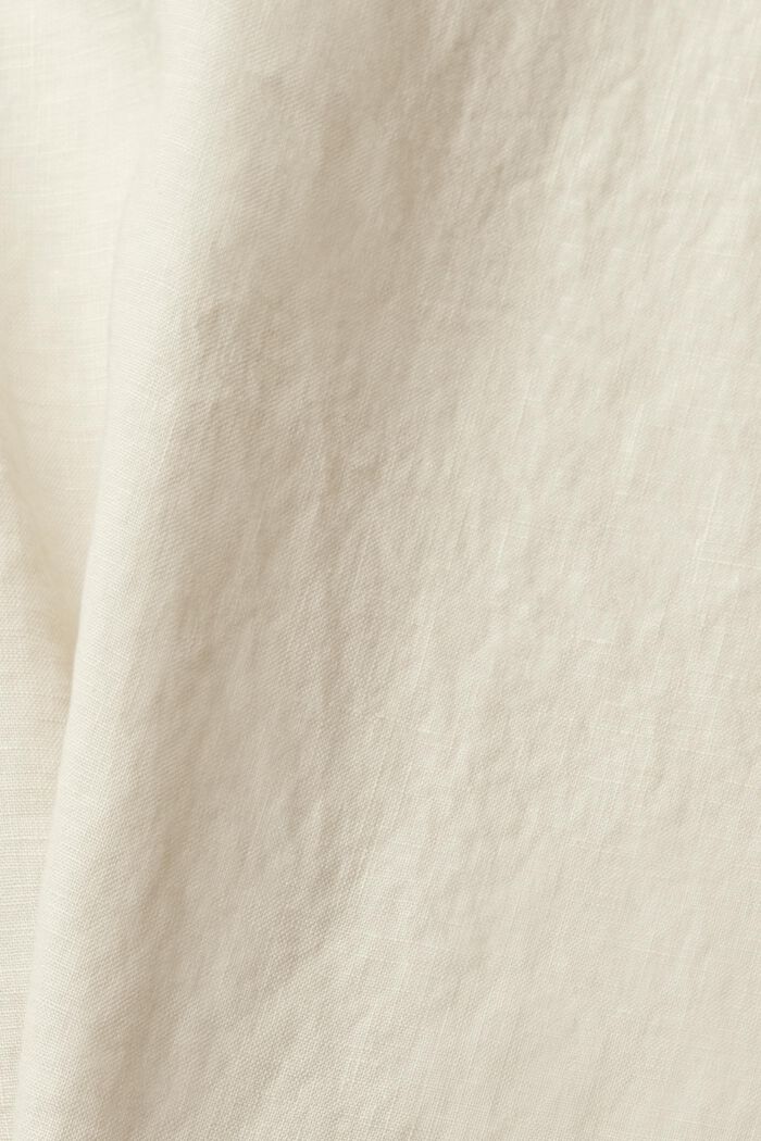 Blusa de 100% lino, LIGHT BEIGE, detail image number 5
