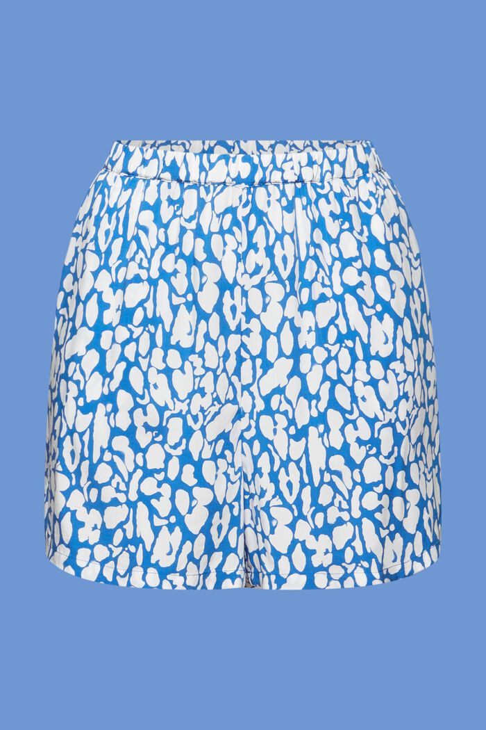 Pantalones cortos estampados, LENZING™ ECOVERO™, BRIGHT BLUE, detail image number 9