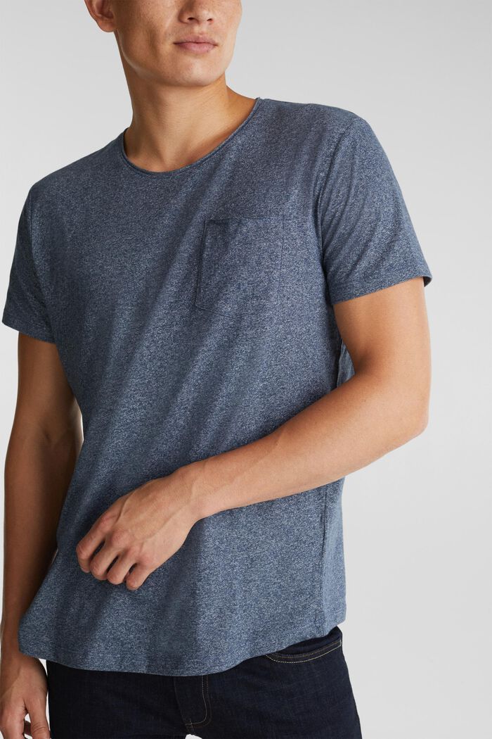 Reciclada: camiseta con algodón ecológico, NAVY, detail image number 0