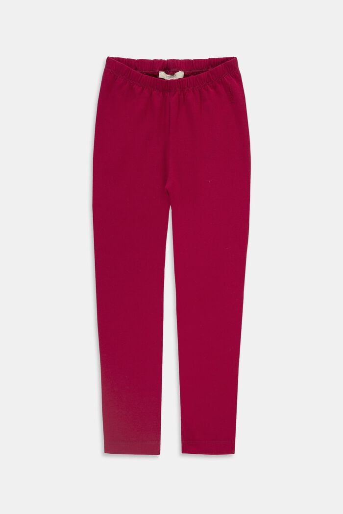 Pants knitted, BERRY RED, overview