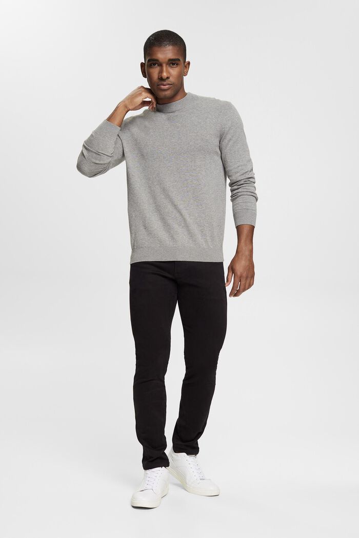 Pantalones slim fit, algodón ecológico, BLACK, detail image number 5