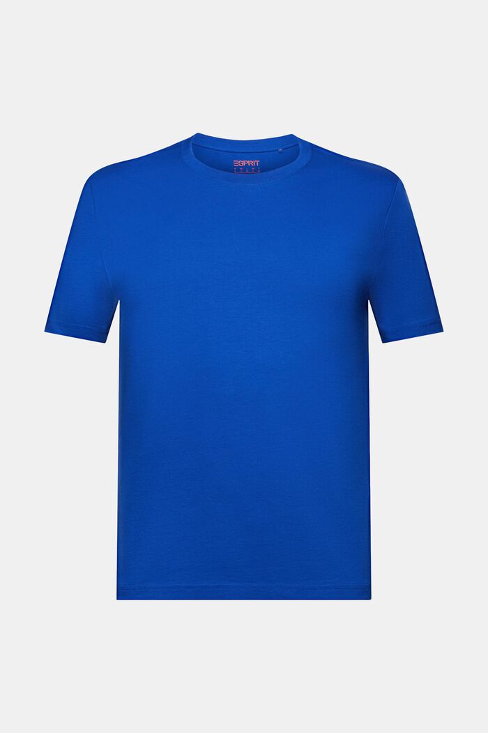 Camiseta de punto de algodón ecológico, BRIGHT BLUE, detail image number 5