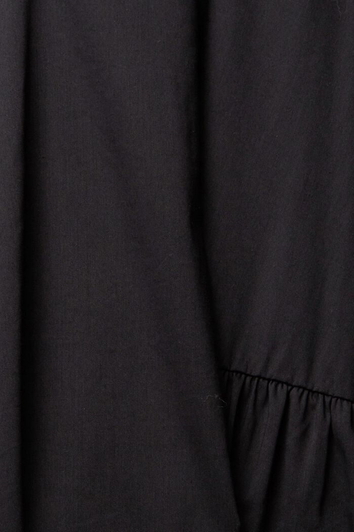 Vestido de volantes con LENZING™ ECOVERO™, BLACK, detail image number 1