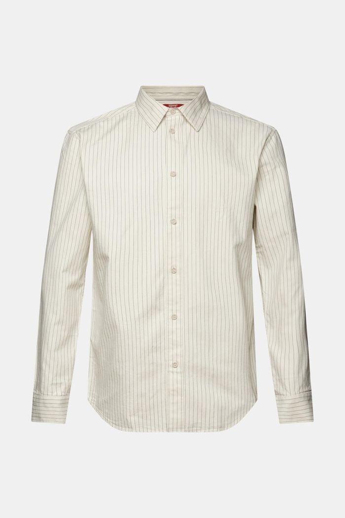 Camisa de sarga con raya diplomática, 100% algodón, ICE, detail image number 5