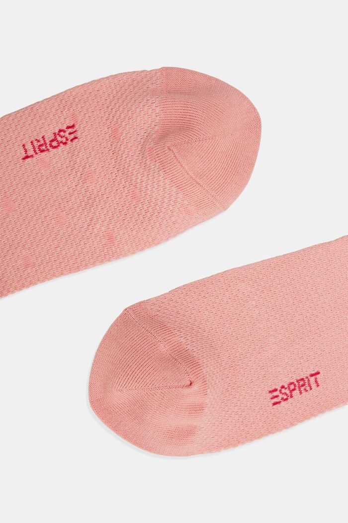 Pack de 2 pares de calcetines con dobladillo de lechuga, en algodón ecológico, BONBON, detail image number 1
