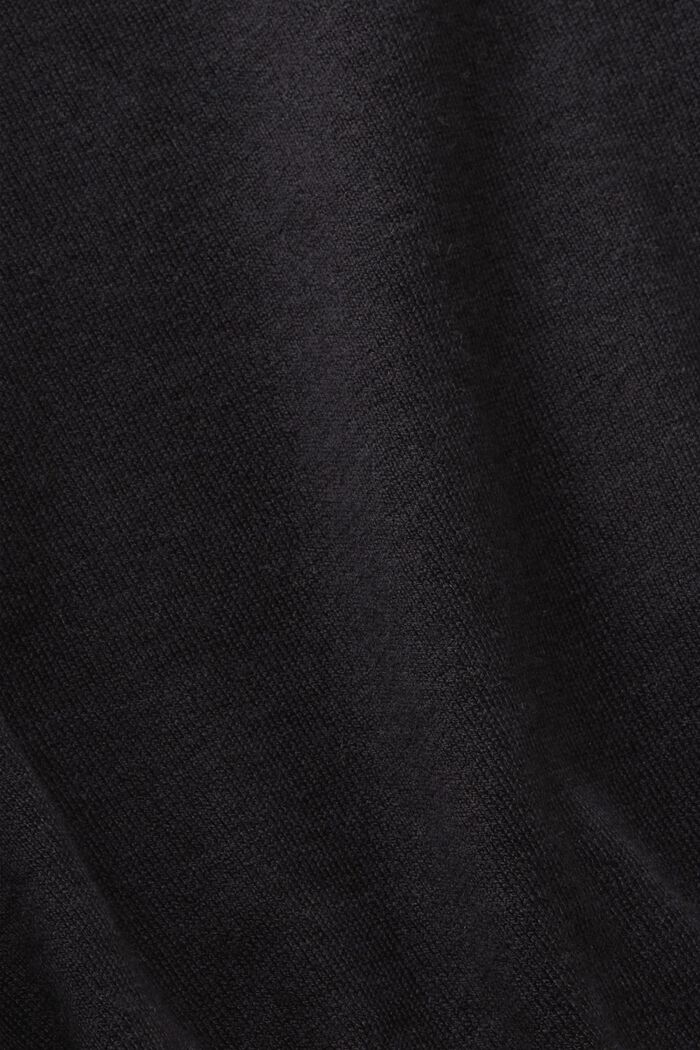 Jersey de punto fino, BLACK, detail image number 5
