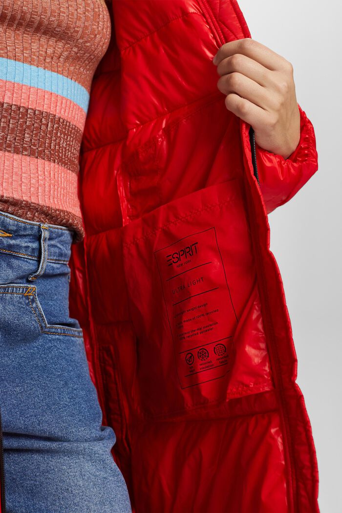 Reciclado: plumífero con capucha, RED, detail image number 2