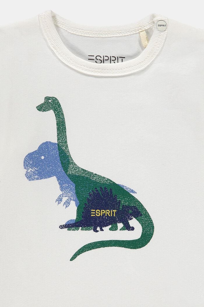 Camiseta con estampado, algodón ecológico, SKIN BEIGE, detail image number 2